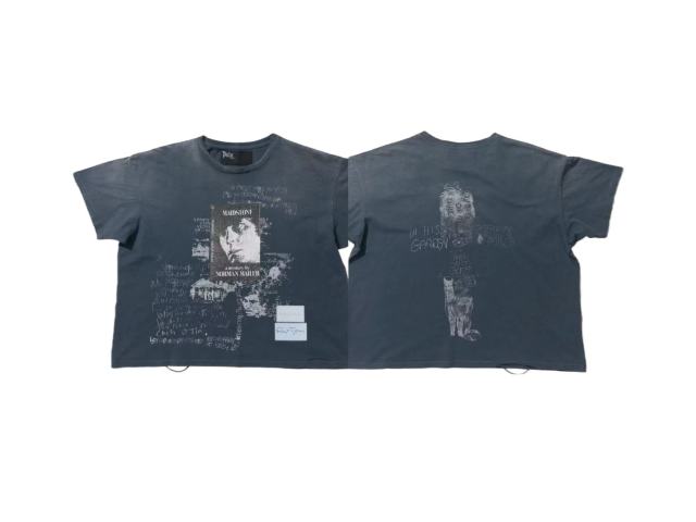 Chest Portrait Print Washed Version Tee 28756304