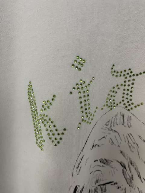 Elderly Smile Rhinestone Print Tee 28751628