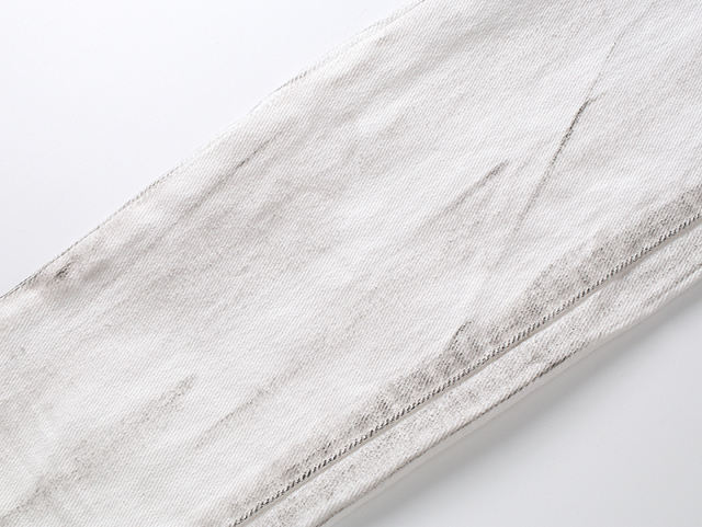 Distressed White Jeans 28684971
