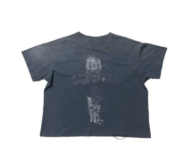 Chest Portrait Print Washed Version Tee 28756304