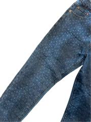 1:1 quality version Blue-Black Dyed White Speckles Jeans 28761313