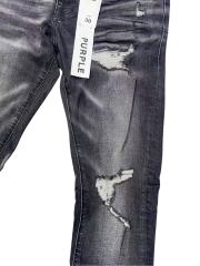 1:1 quality version Wall Crack Style Ripped Visible Stitching Jeans 28761308