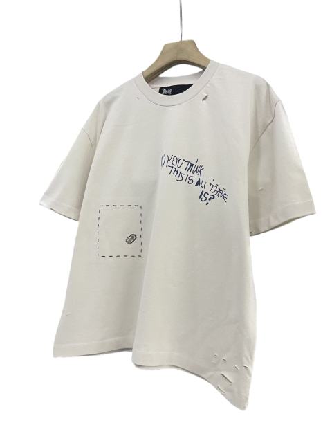 Vintage Blue Portrait Print Tee 28751630