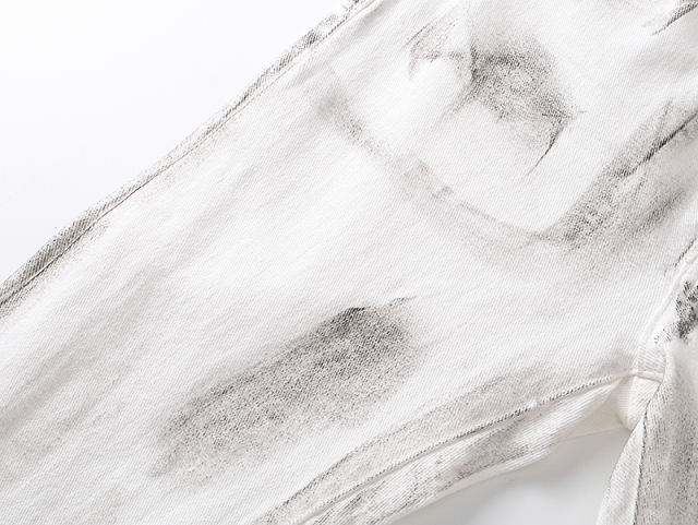 Distressed White Jeans 28684971