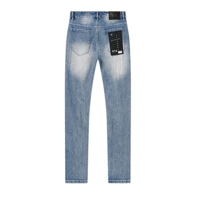 Knee-Ripped Jeans 28750137