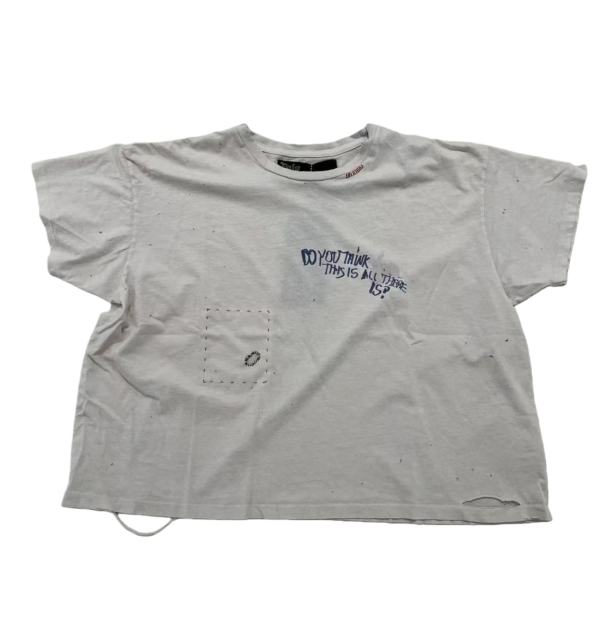 Vintage Blue Portrait Print Tee 28751630