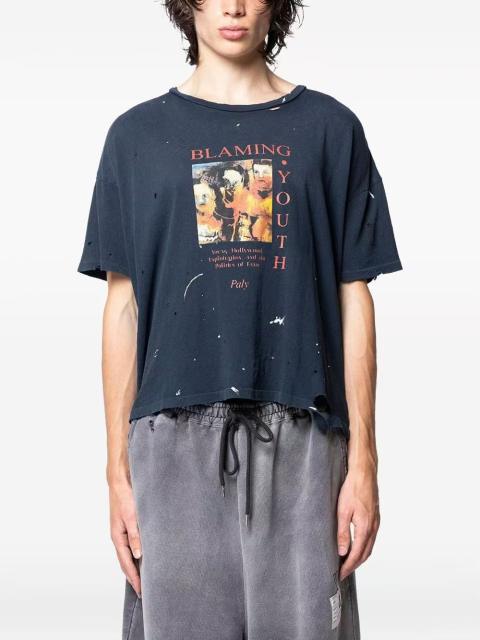 Blaming Youth Print Washed Version Tee 28756308
