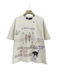West Coast Graffiti Rhinestone Print Tee 28756454