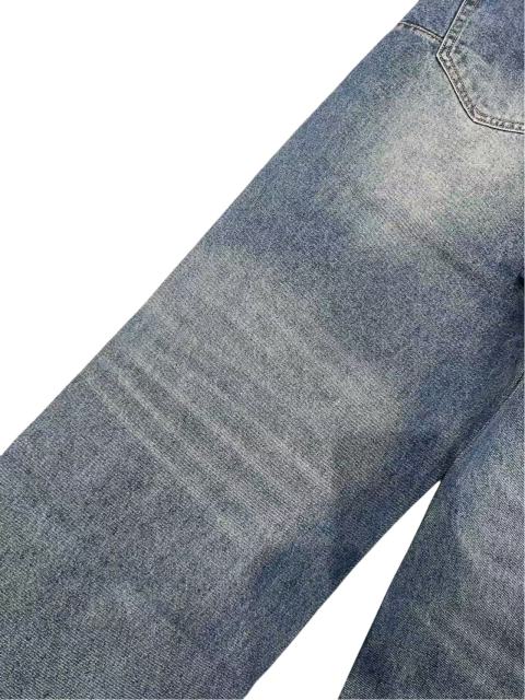 1:1 quality version Both sides Gemstone-Studded Straight-Leg Jeans 2 colors 28758457