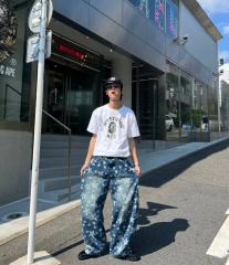 1:1 quality version Tree Pattern Camouflage Logo Print Tee 2 colors 28746637