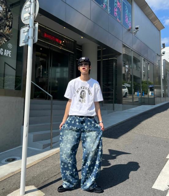 1:1 quality version Tree Pattern Camouflage Logo Print Tee 2 colors 28746637