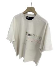 Vintage Hand-painted Graffiti Print Tee 28756447