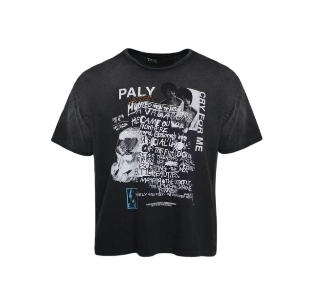 Black Dennis Graffiti Print Washed Version Tee 28756297