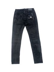 1:1 quality version Matte Black Pleated Jeans 28761312