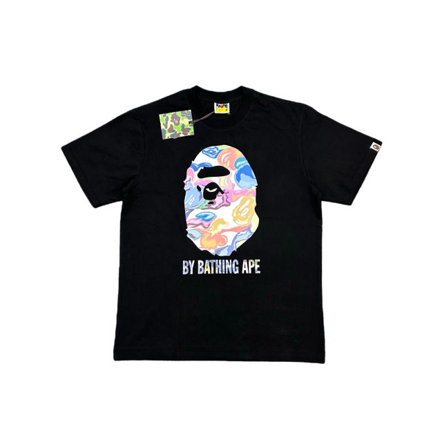 1:1 quality version Artistic Camouflage Ape Head Print Tee 2 colors 28746628