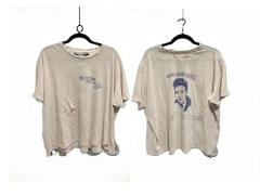Vintage Blue Portrait Print Tee 28751630
