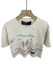 West Coast Graffiti Rhinestone Print Tee 28756454