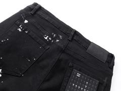 Ink-Splattered Ripped Jeans 28750109