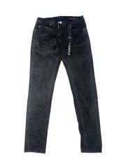 1:1 quality version Matte Black Pleated Jeans 28761312