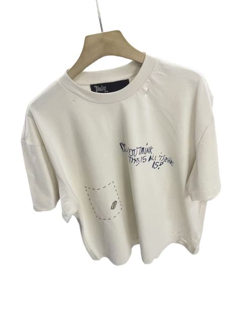 Vintage Blue Portrait Print Tee 28751630