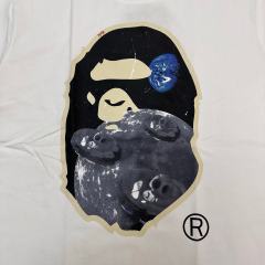 1:1 quality version Moon Ape Head Print Tee 2 colors 28758407