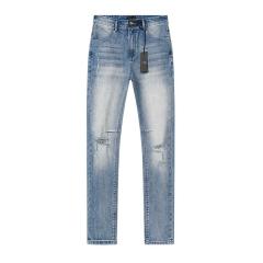 Knee-Ripped Jeans 28750137
