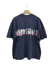Commemorative Slogan Print Embroidered Washed Version Tee 28756298