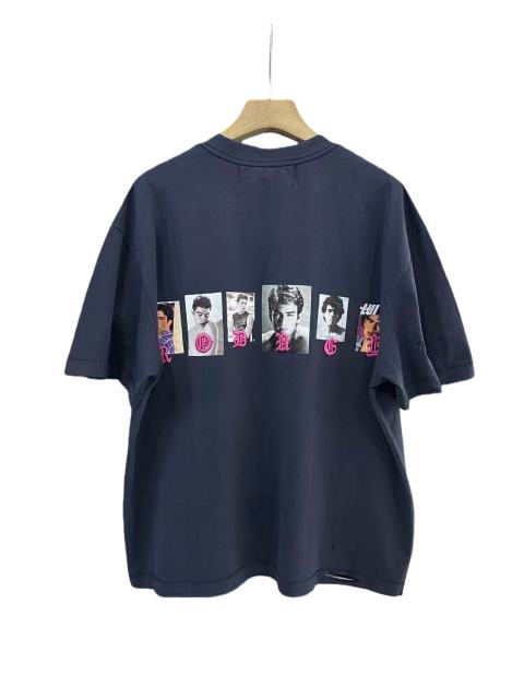 Commemorative Slogan Print Embroidered Washed Version Tee 28756298
