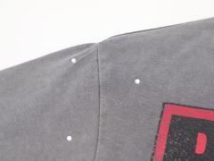 Skull Newspaper Rhinestone Print Washed Version Tee 2 colors 28748592