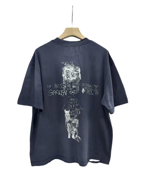 Chest Portrait Print Washed Version Tee 28756304