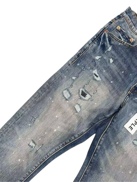 1:1 quality version Dried Paint White Speckles Ripped Jeans 28761311