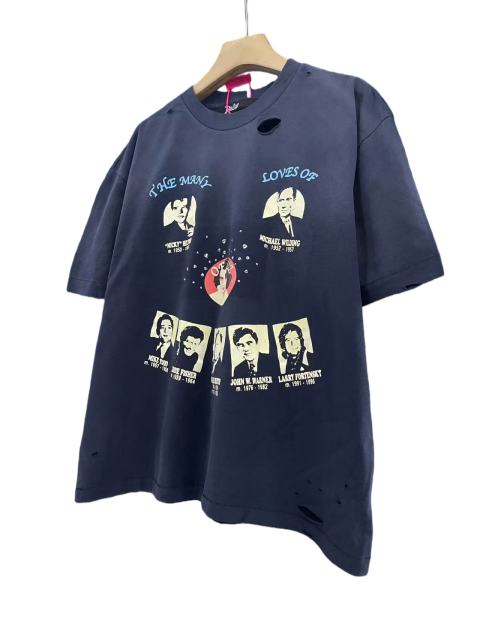 Character Smiley Face Combo Print Washed Version Tee 28756300