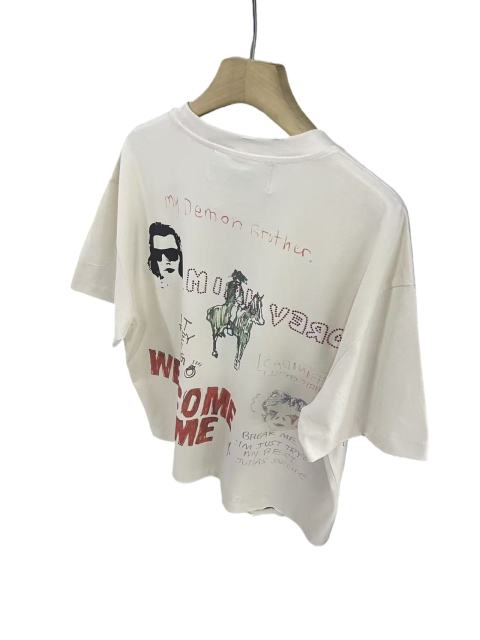 West Coast Graffiti Rhinestone Print Tee 28756454
