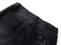 Colorful Cross Embroidered Jeans 28750151
