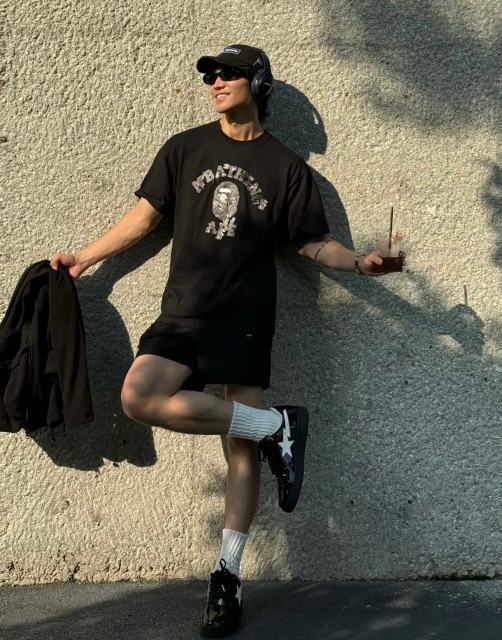 1:1 quality version Tree Pattern Camouflage Logo Print Tee 2 colors 28746637