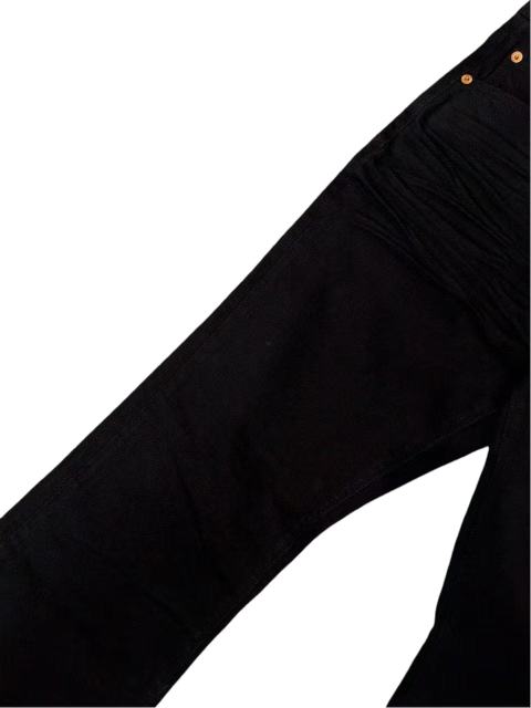 1:1 quality version Classic Pure Black Bootcut Jeans 28761314
