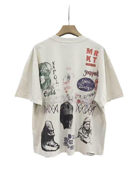 American Vintage Graffiti Rhinestone Print Tee 28756451