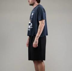 Character Smiley Face Combo Print Washed Version Tee 28756300