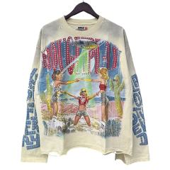 Triangular Summoning Circle Silver Hot Stamping Print Washed Version Long Sleeve T-Shirt 2 colors 28758382