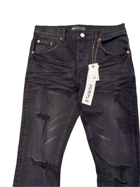 1:1 quality version Black Distressed Flared Jeans 28757509