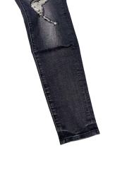 1:1 quality version Wall Crack Style Ripped Visible Stitching Jeans 28761308
