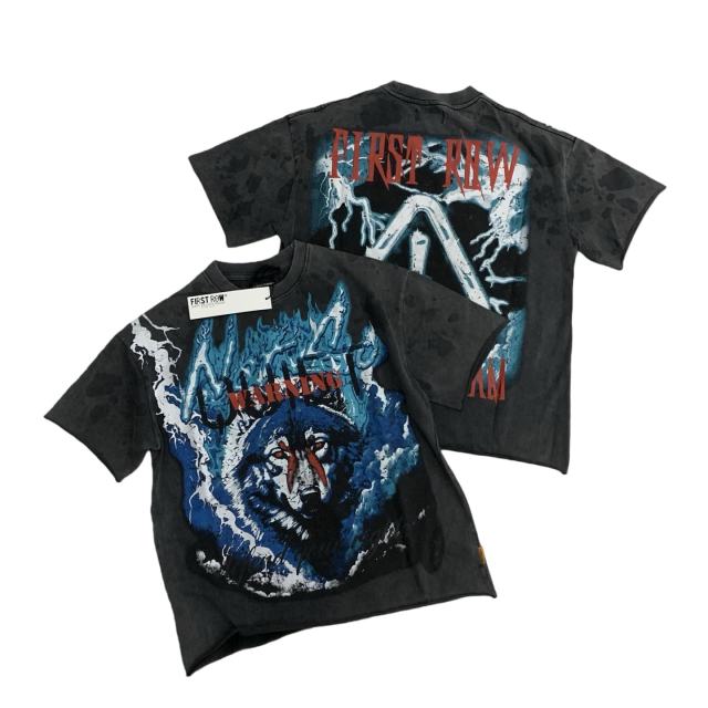 WARNING NOT SO QUIET WOLF CROPPED printed Tee 28747681