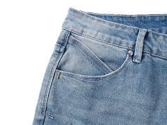 Embroidered Logo Distressed Jeans 28750121