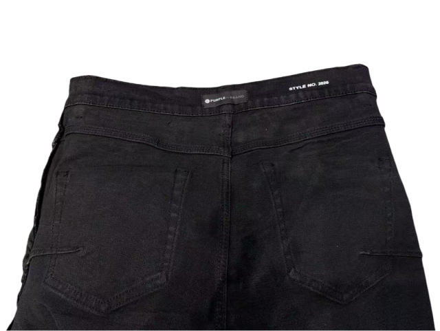 1:1 quality version Black Distressed Flared Jeans 28757509