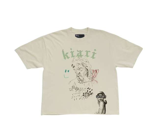 Elderly Smile Rhinestone Print Tee 28751628