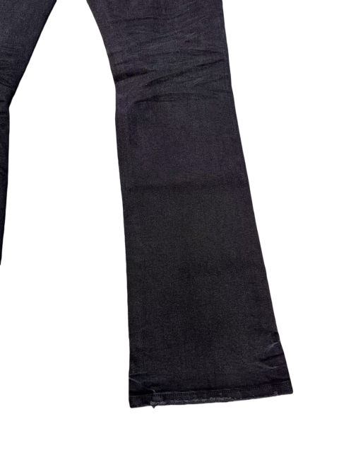 1:1 quality version Black Distressed Flared Jeans 28757509
