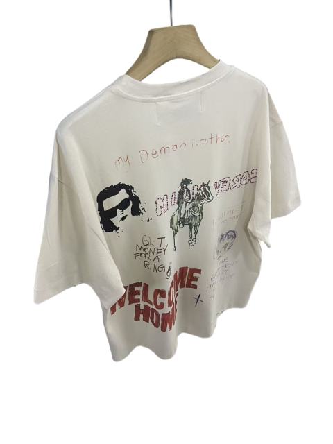 West Coast Graffiti Rhinestone Print Tee 28756454