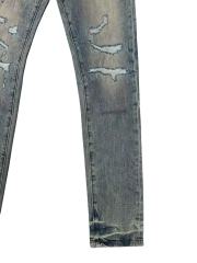 1:1 quality version Irregular Rips Distressing Washed Jeans 28761306