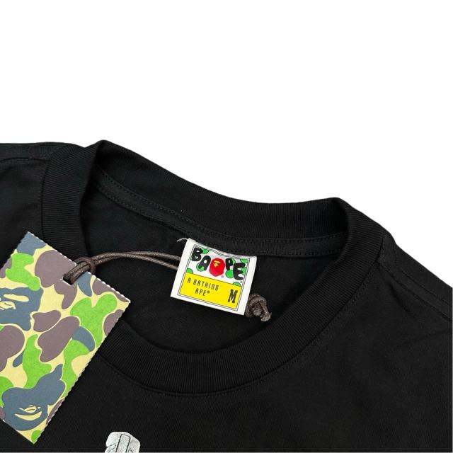 1:1 quality version Artistic Camouflage Shark Mouth Zipper Print Tee 2 colors 28746635
