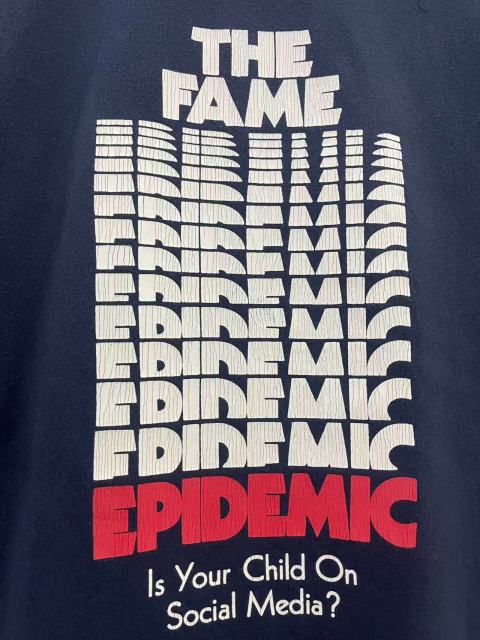 Repeated Logo Letter Print Washed Version Tee 28756309